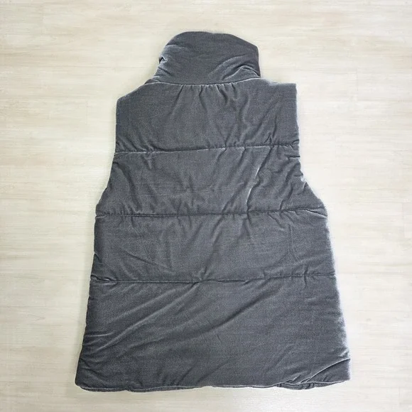 Dylan Puffer Vest Velvet Gray Women's Size Large New with Tags - Picture 2 of 9
